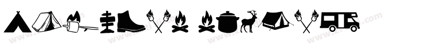 Camping Ground字体转换
